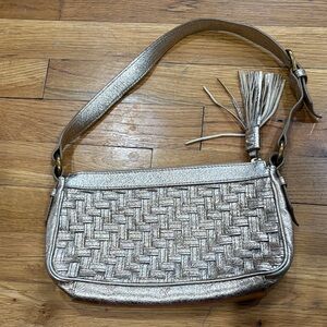 Elegant Metallic Shoulder Bag
